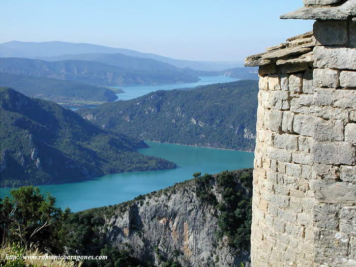 PANTANO DE EL GRADO, DESDE EL LADO NORTE DEL ÁBSIDE